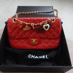 Authentic Chanel Charm Flap